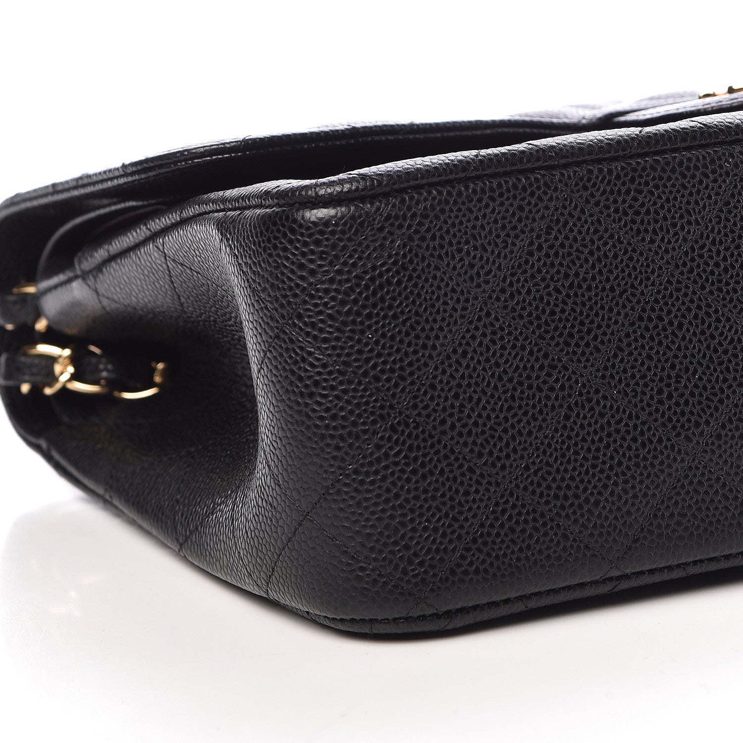 Chanel Caviar Quilted Jumbo Double Flap Black 8 of 10