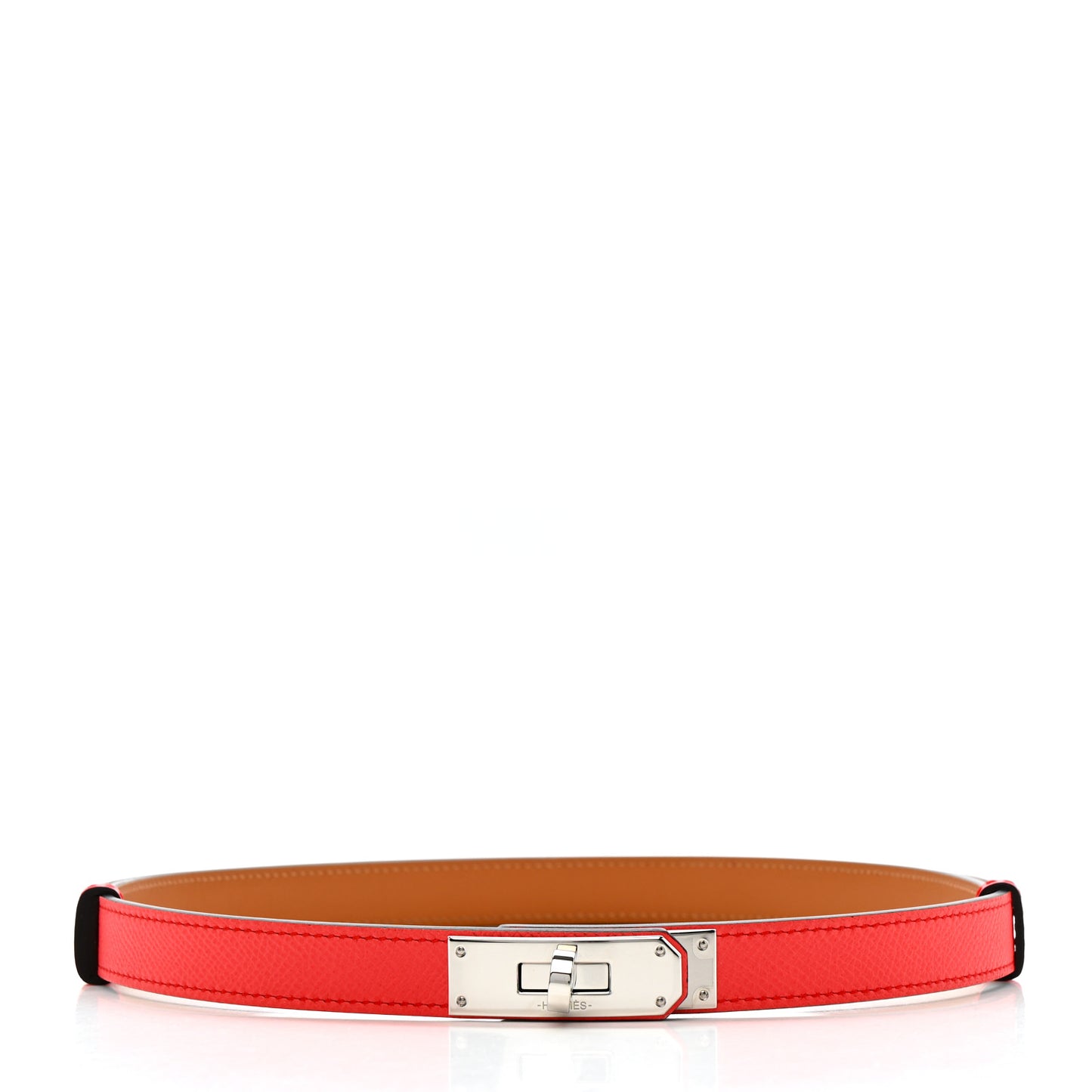 Epsom Kelly Belt Rose Texas