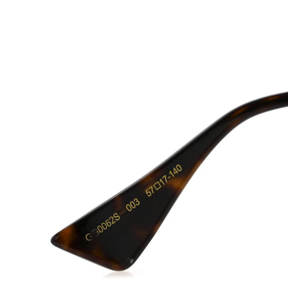 Gucci Metal Web Aviator Sunglasses GG0062S Green Red 5 of 7