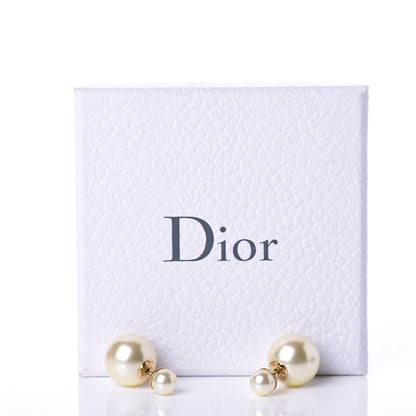 Christian Dior Pearl Mise En Dior Tribal Earrings 5 of 5