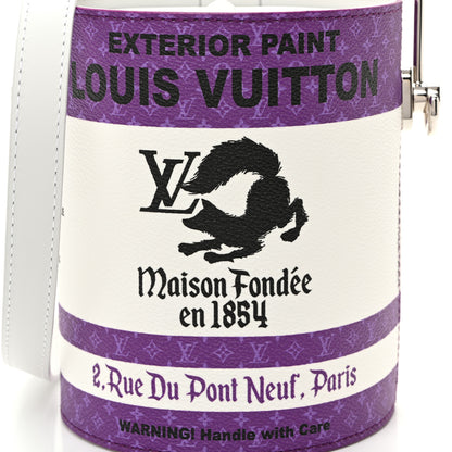 Louis Vuitton Monogram LV Paint Can Purple 7 of 9