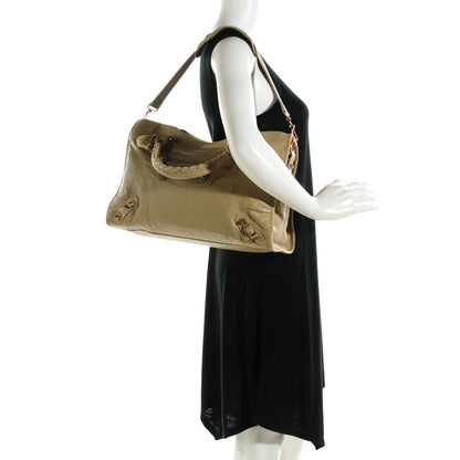 Balenciaga Agneau Giant 12 Rose Gold Hardware City Latte Beige 2 of 7