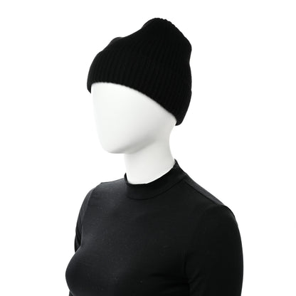 Louis Vuitton Cashmere Ribbed LV Spark Beanie Black 2 of 5