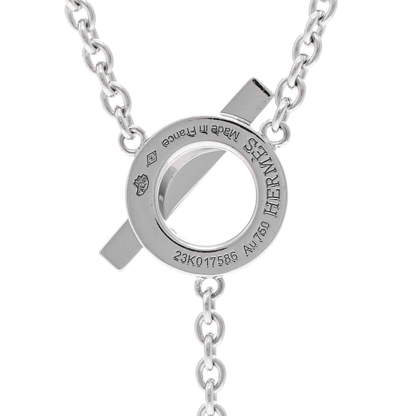 18K White Gold Diamond Finesse Lariat Necklace