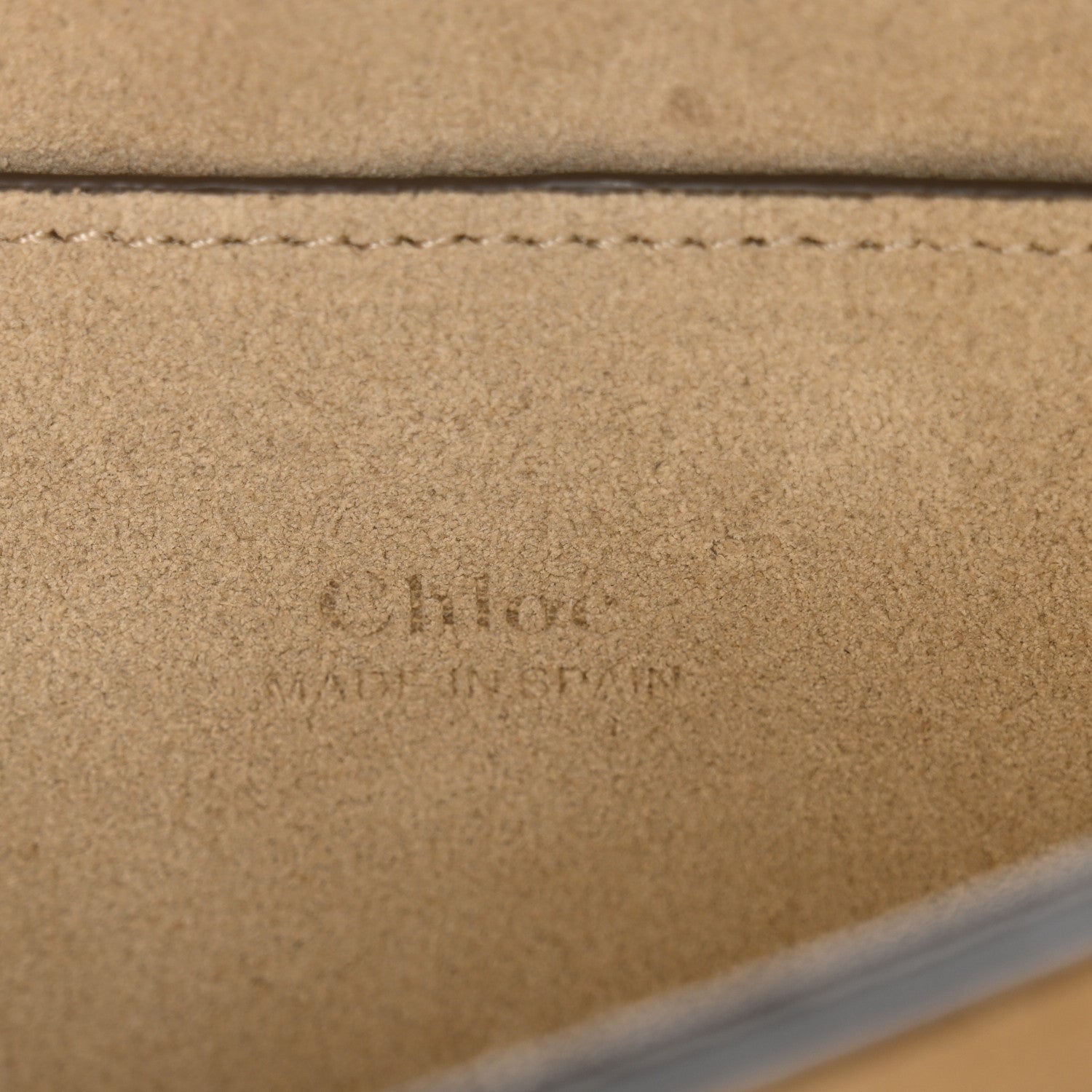 Chloe Suede Calfskin Small Faye Shoulder Bag Motty Grey 6 of 9