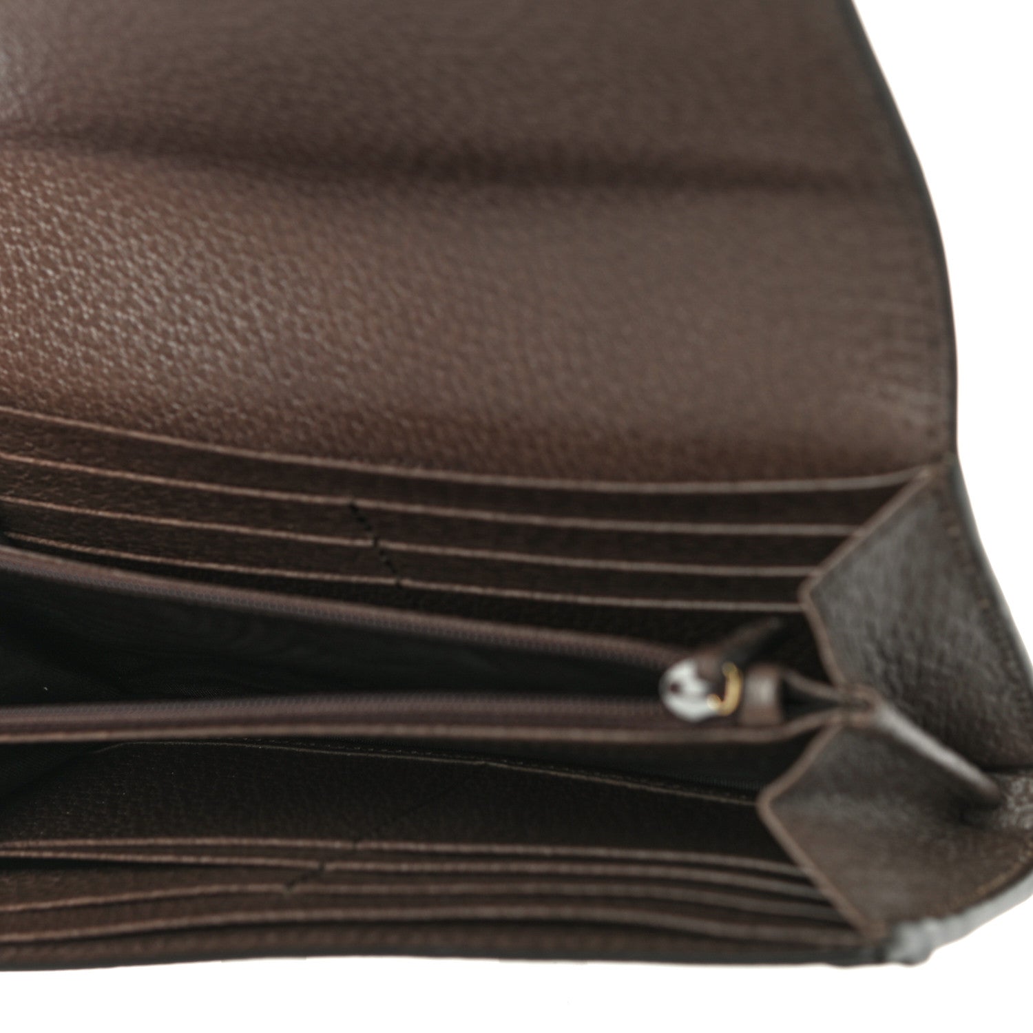 Gucci GG Supreme Monogram Web Ophidia Continental Wallet Brown 5 of 9