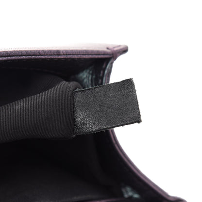 Chanel Iridescent Goatskin Quilted Medium Boy Flap Purple 7 of 12