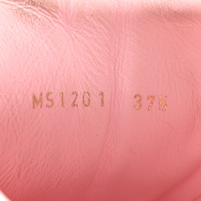 Louis Vuitton Time Out Bow Sneakers 37.5 White Pink 9 of 10