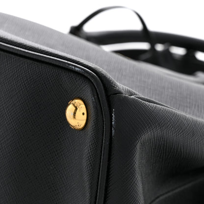 Prada Saffiano Small Galleria Double Zip Tote Black 14 of 14