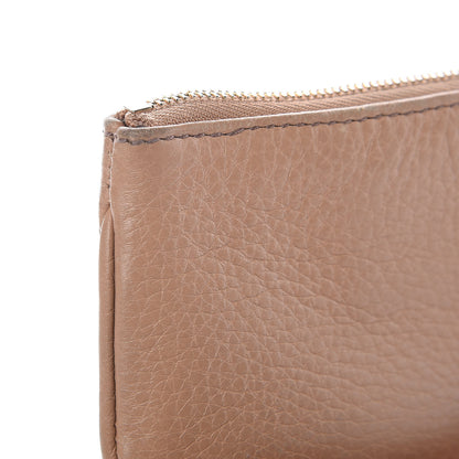 Gucci Pebbled Calfskin Soho Key Case Camelia 9 of 9