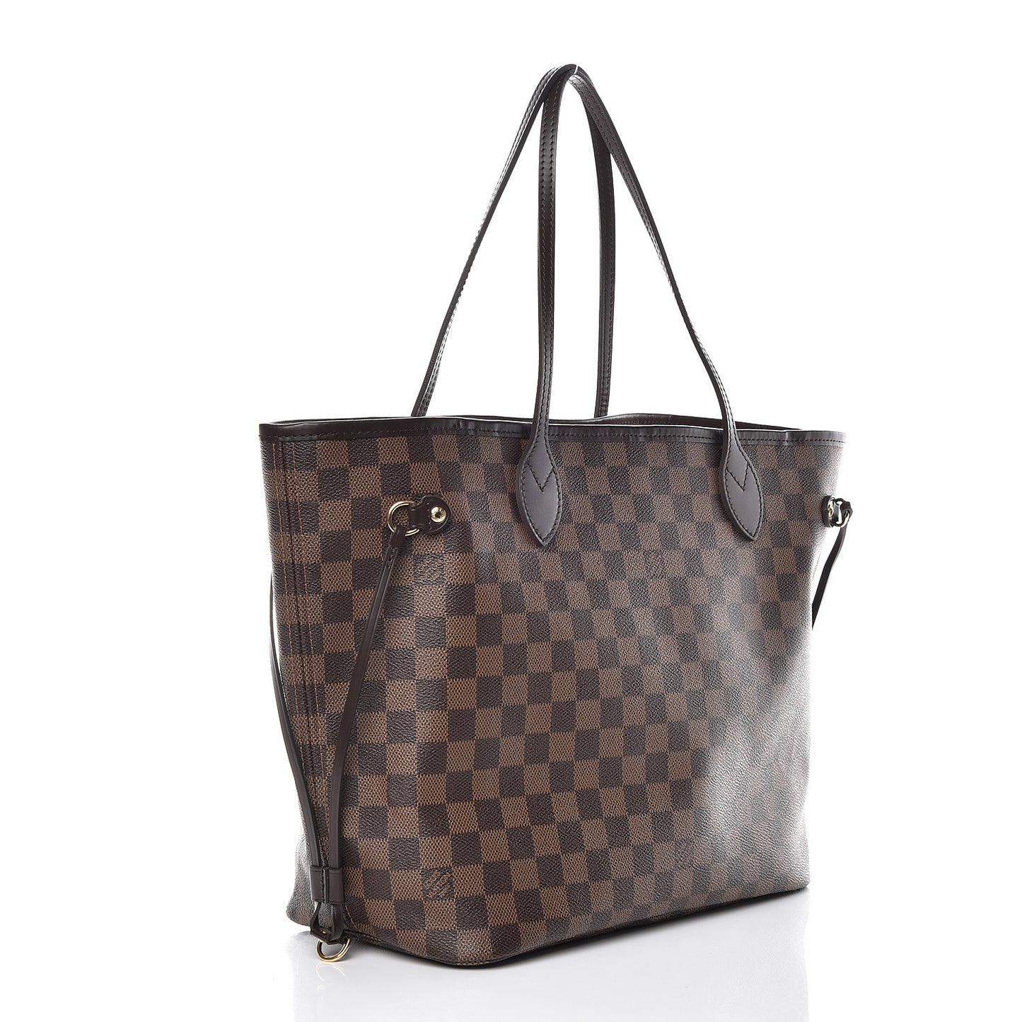 Damier Ebene Neo Neverfull MM Rose Ballerine