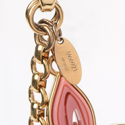 Louis Vuitton Resin Naif Bag Charm Rose 5 of 6