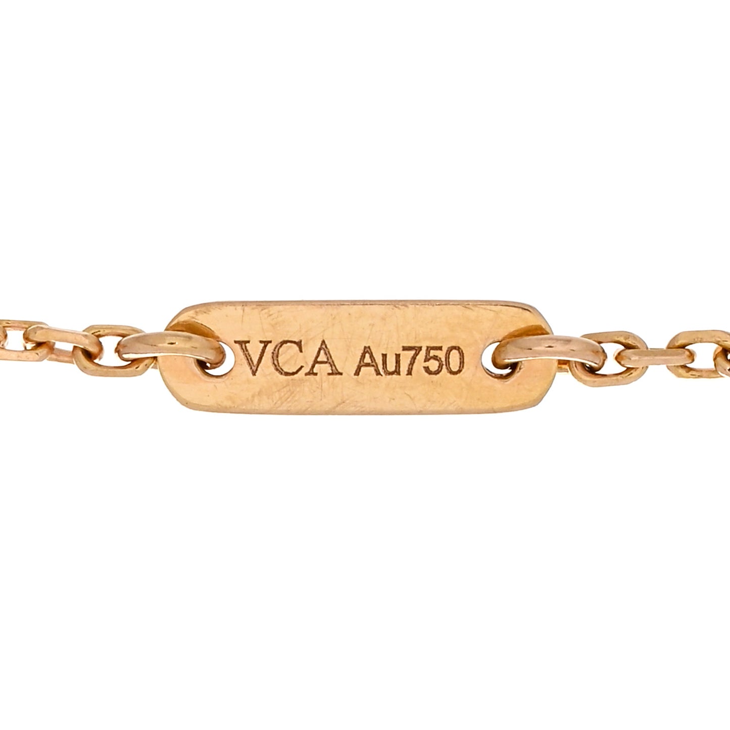 18K Rose Gold Carnelian Sweet Alhambra Bracelet
