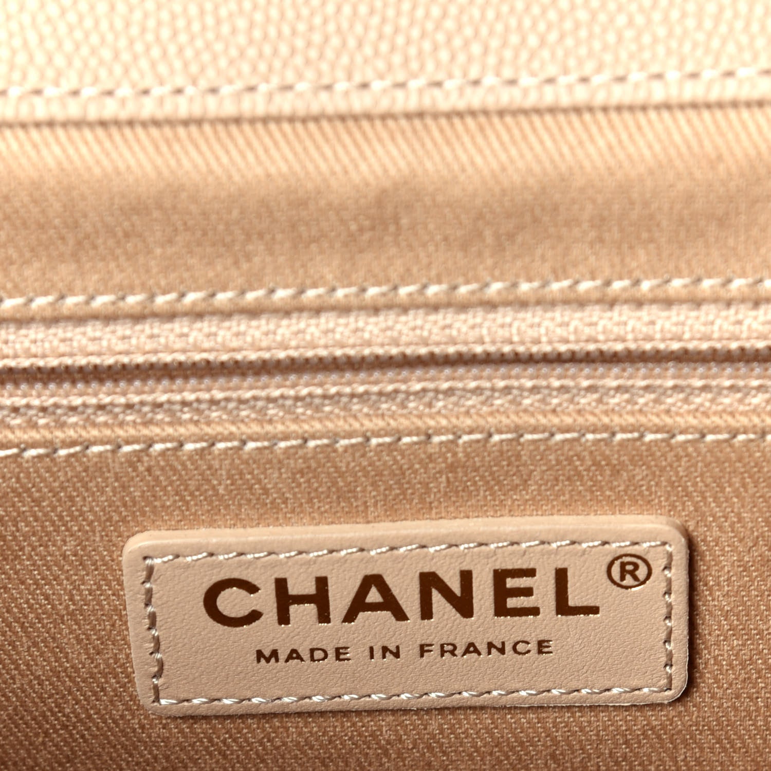 Chanel Caviar Quilted Medium Business Affinity Flap Beige 6 of 10