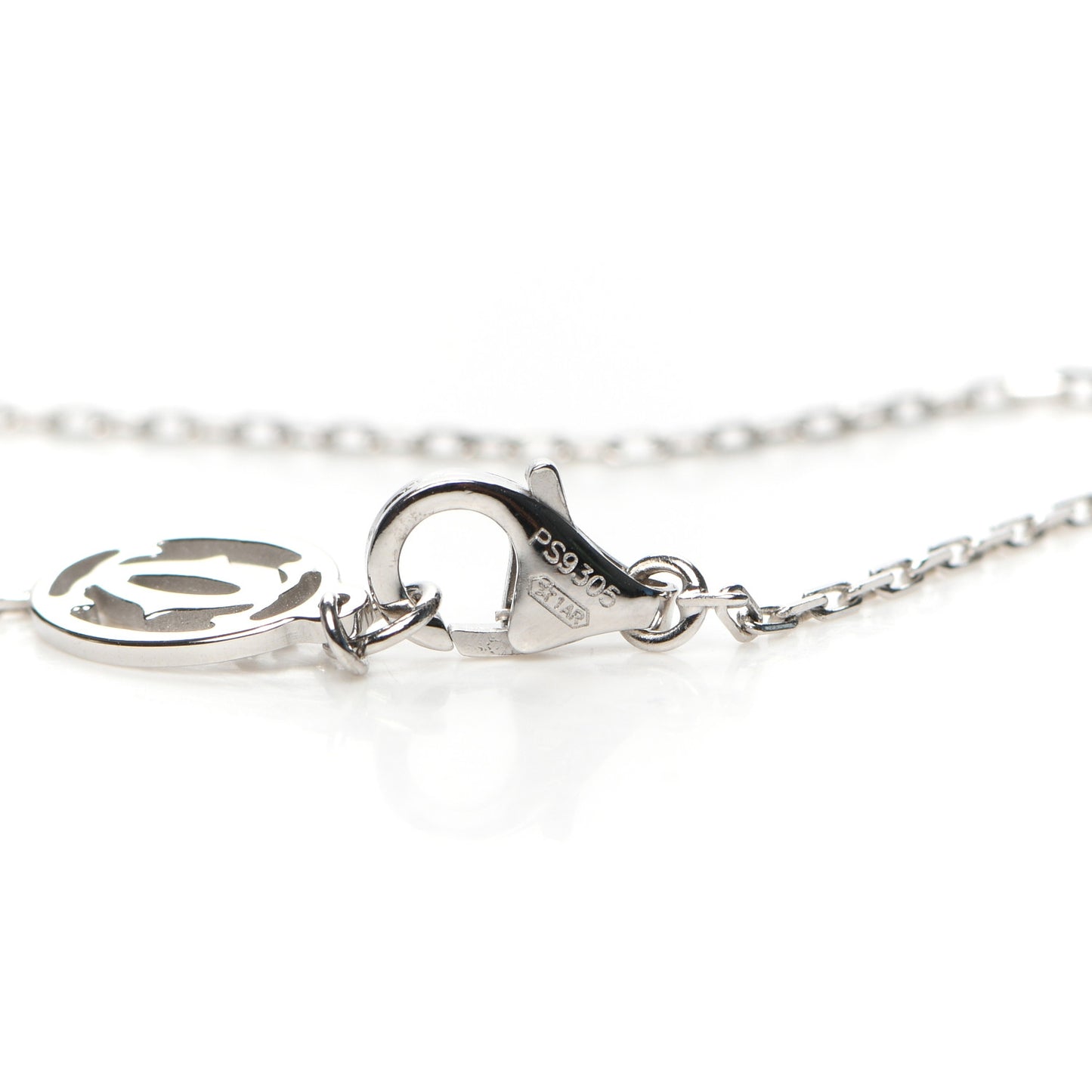 18K White Gold Diamond D'Amour Heart Pendant Necklace