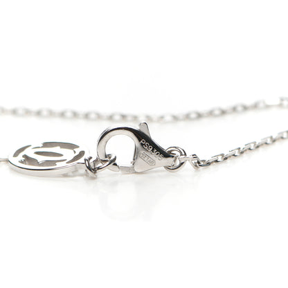 Cartier 18K White Gold Diamond D'Amour Heart Pendant Necklace 5 of 6