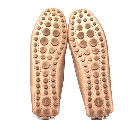 Louis Vuitton Empreinte Gloria Loafers 37 Beige 5 of 10