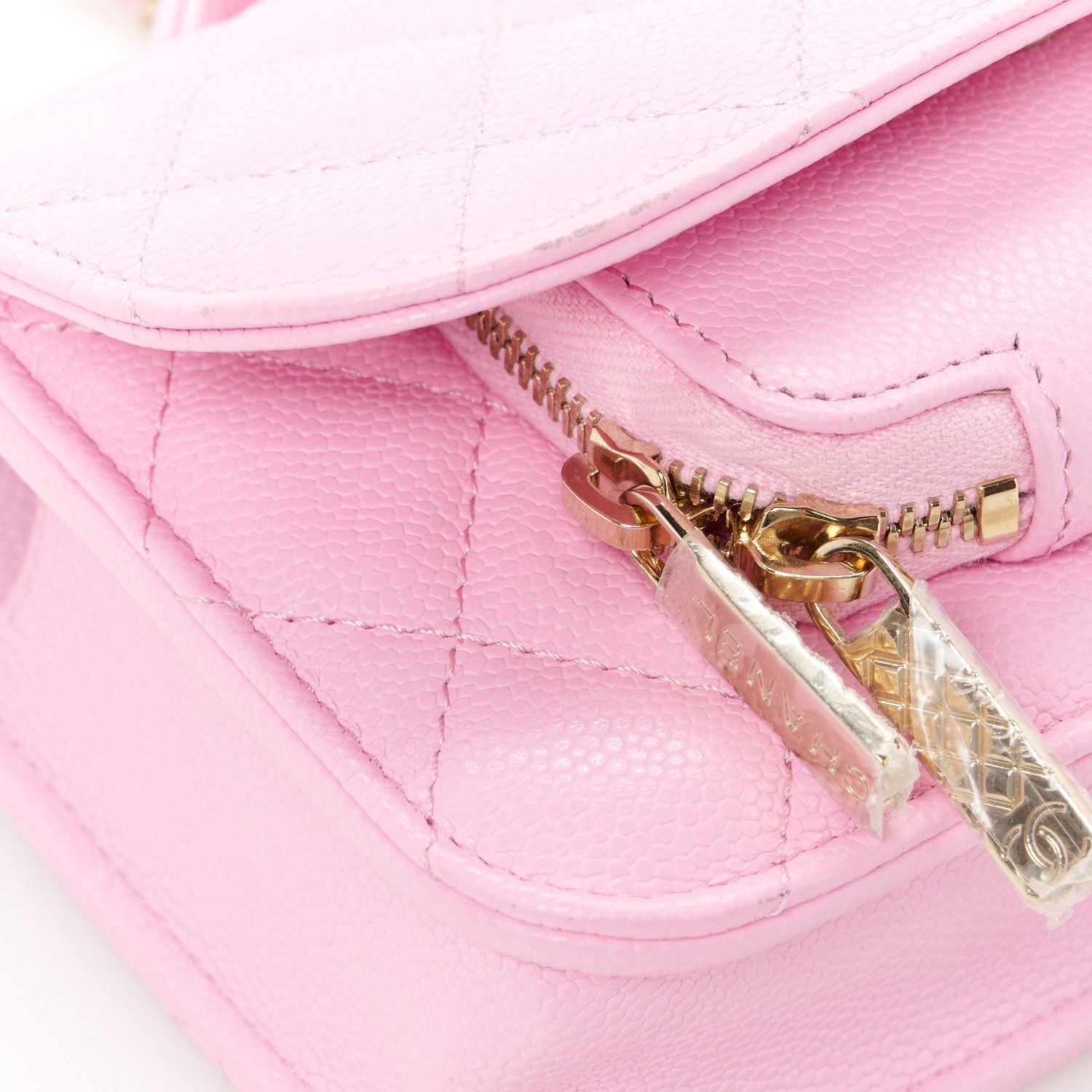 Chanel Caviar Quilted Business Affinity Clutch With Chain Flap Lilac 14 of 14