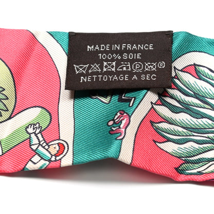 Hermes Silk Exposition Universelle Twilly Rose Vif Menthol 4 of 4