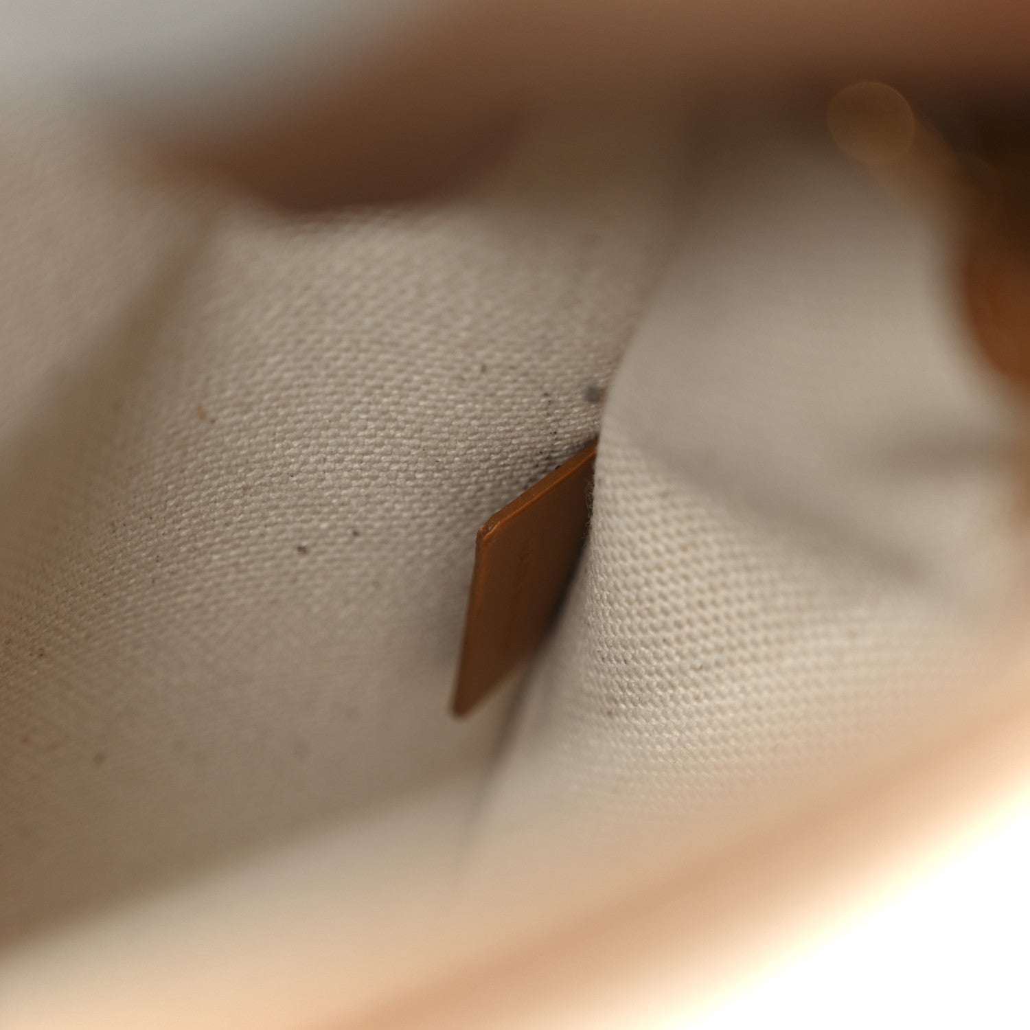 Celine Canvas Calfskin Mini Vertical Cabas Natural Tan 6 of 11