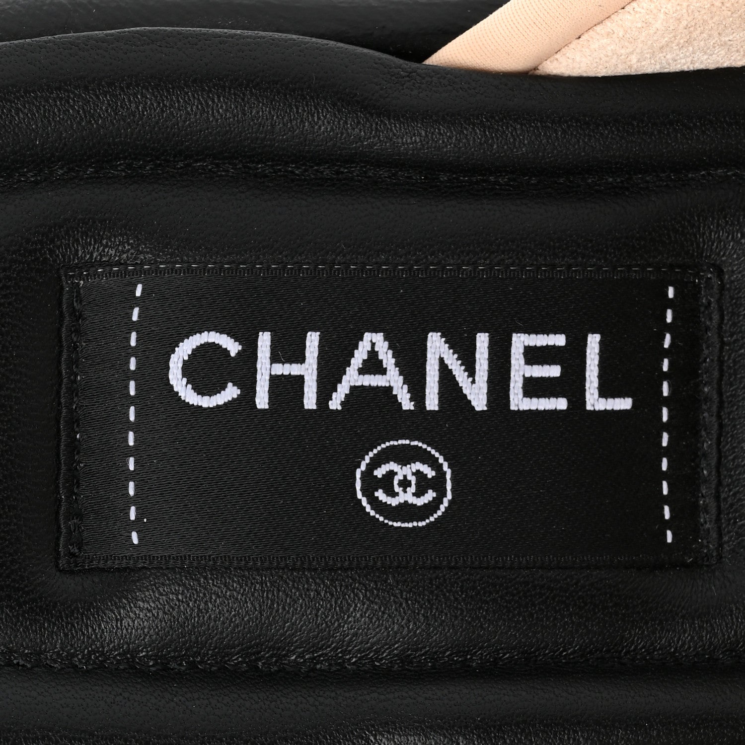 Chanel Fabric CC Mules Sandals 39 Light Beige 7 of 12