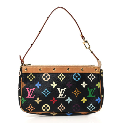 Louis Vuitton Monogram Multicolor Pochette Accessories Black 1 of 6