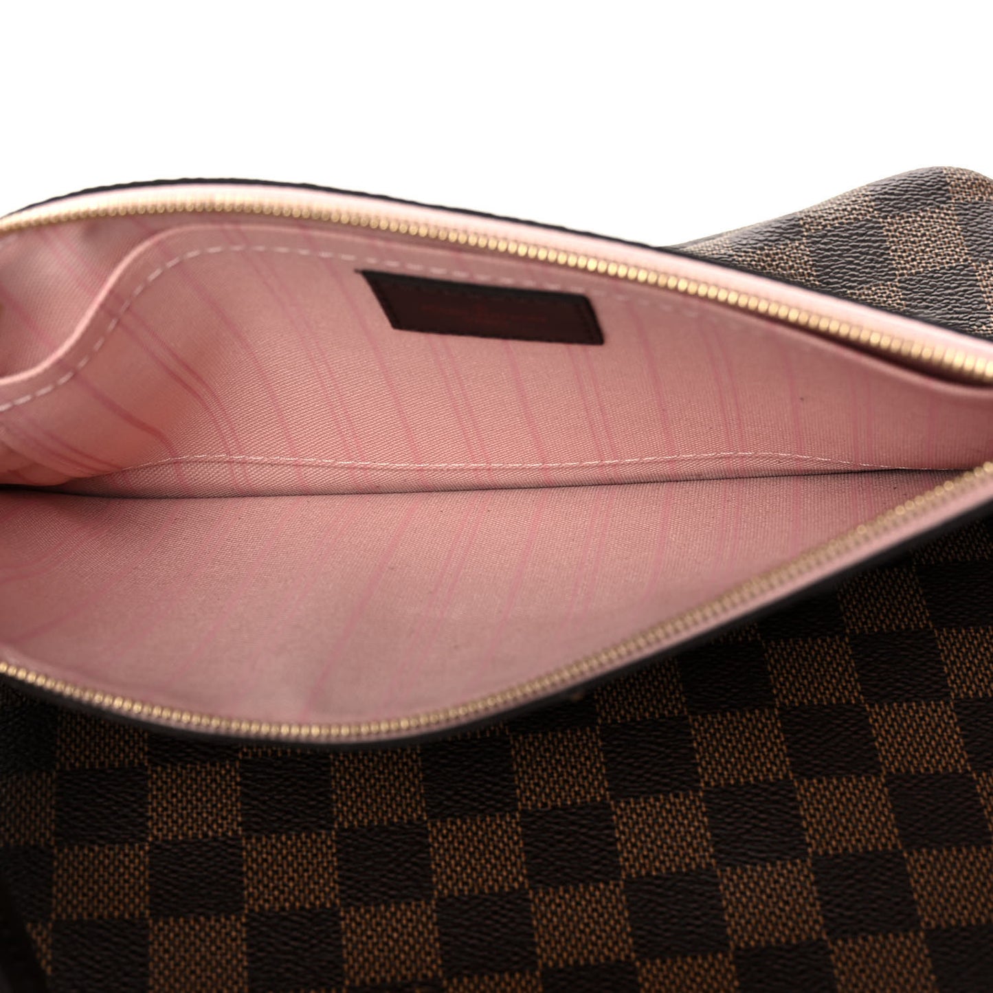 Damier Ebene Neo Neverfull MM Rose Ballerine