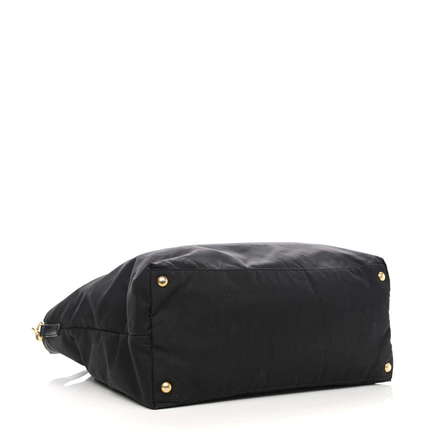 Prada Tessuto Nylon Saffiano Shopping Tote Black 4 of 12