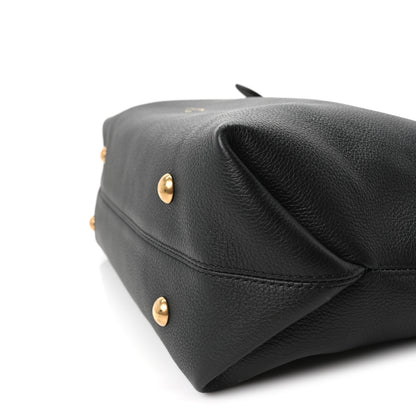 Louis Vuitton Grained Calfskin Low Key Cabas MM Black 10 of 10