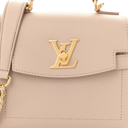 Louis Vuitton Soft Calfskin Mini Lockme Ever Greige 7 of 9