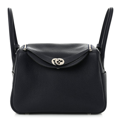 Hermes Taurillon Clemence Lindy 26 Bleu Abysse 1 of 11
