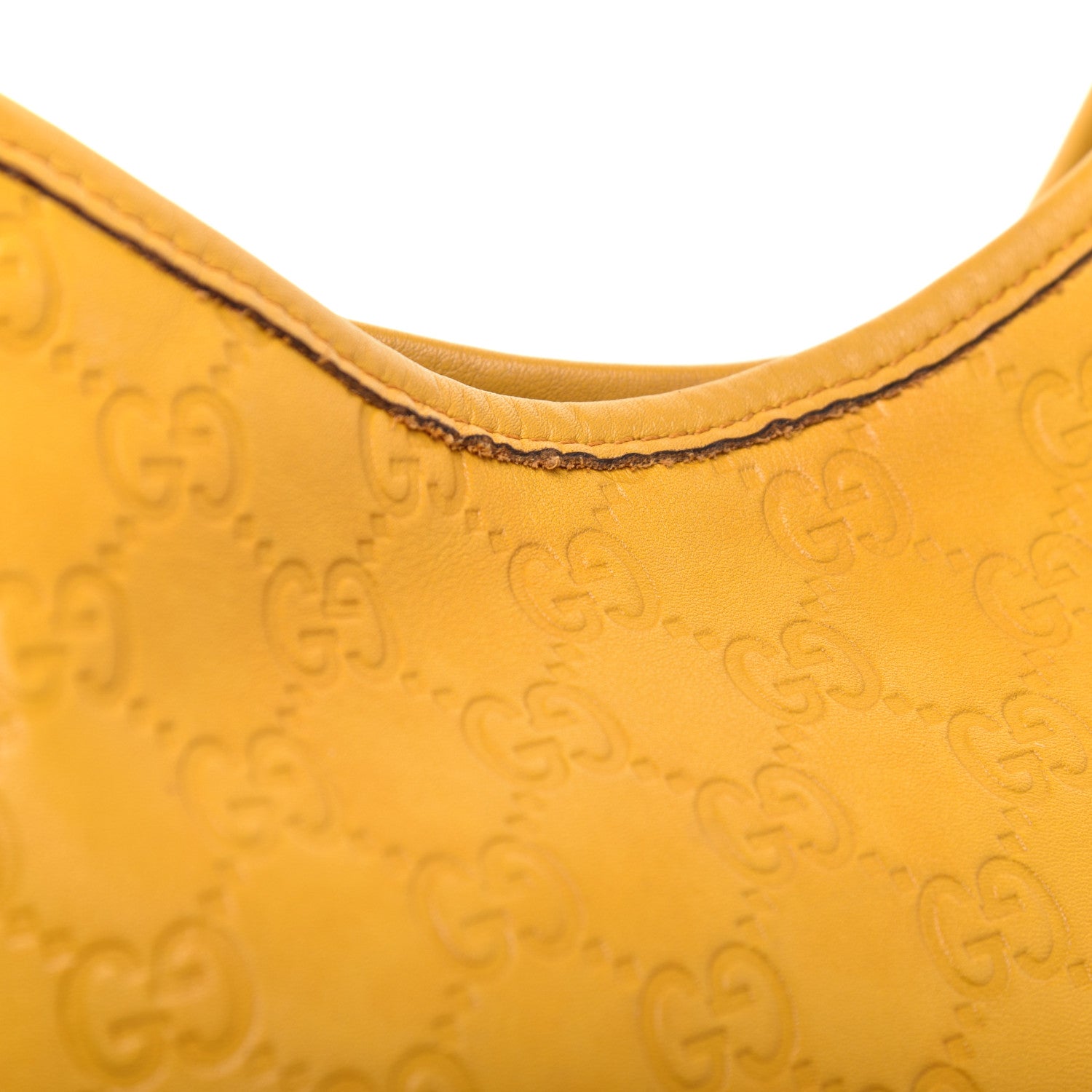 Gucci Guccissima Medium New Britt Hobo Yellow 13 of 13