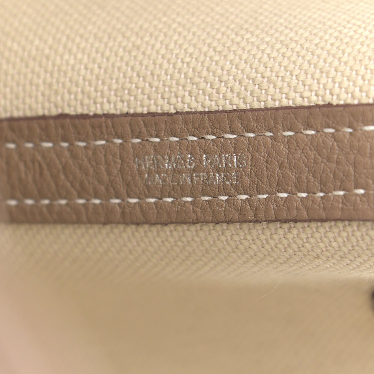 Hermes Twill D Negonda Garden Party 36 MM Tote Beton Etoupe 5 of 8