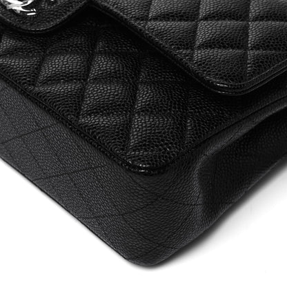 Chanel Caviar Quilted Medium Double Flap Black 8 of 8