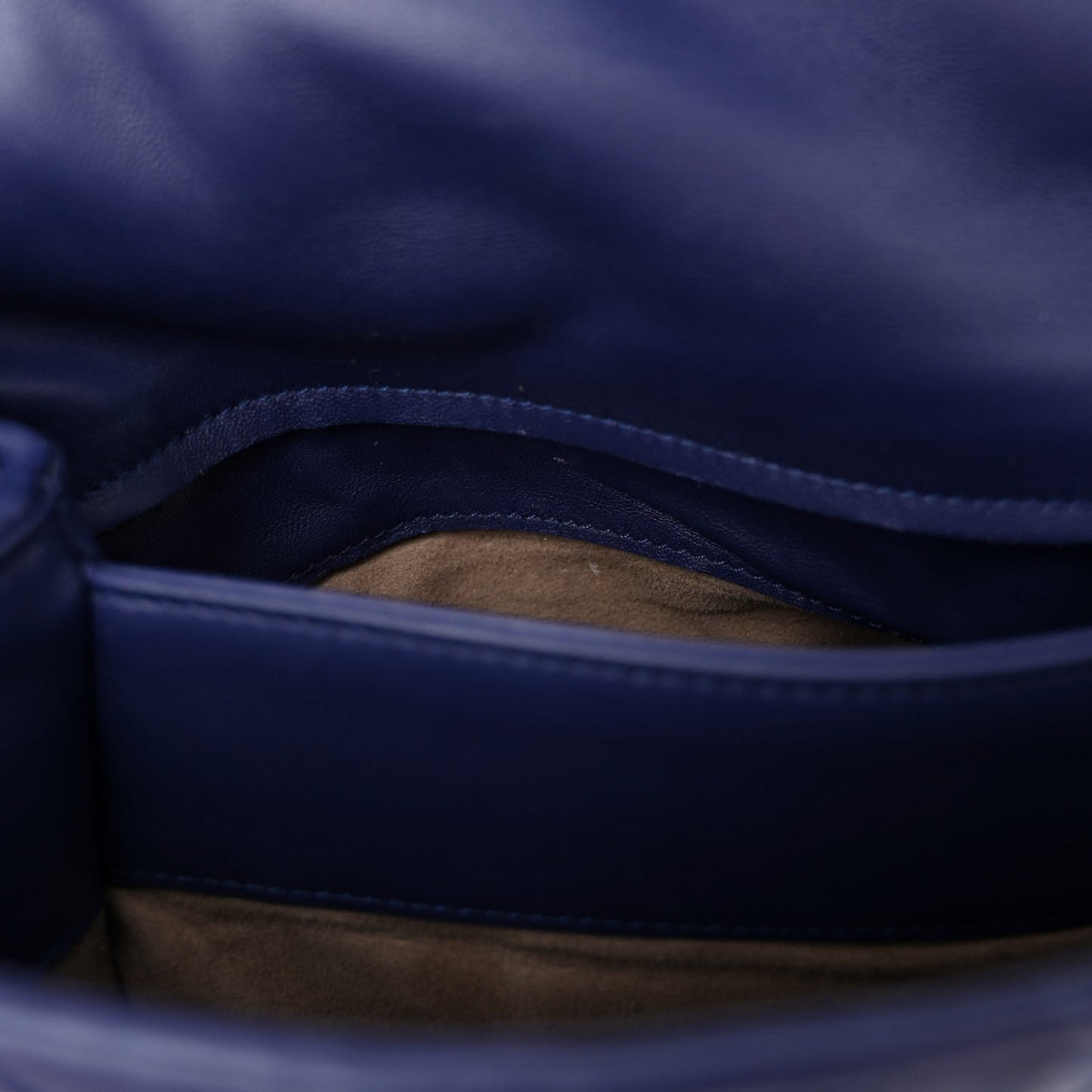 Nappa Intrecciato Medium Olimpia Shoulder Bag Atlantic
