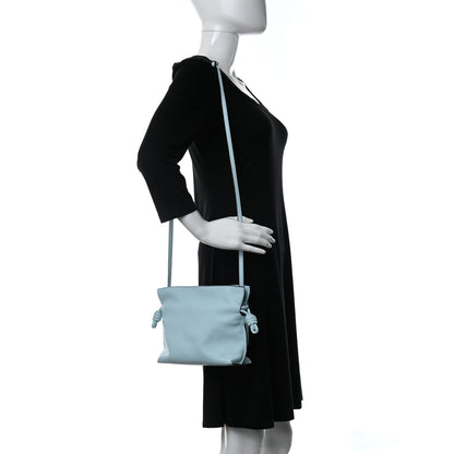 Loewe Calfskin Flamenco Knot Bag Crystal Blue 2 of 9