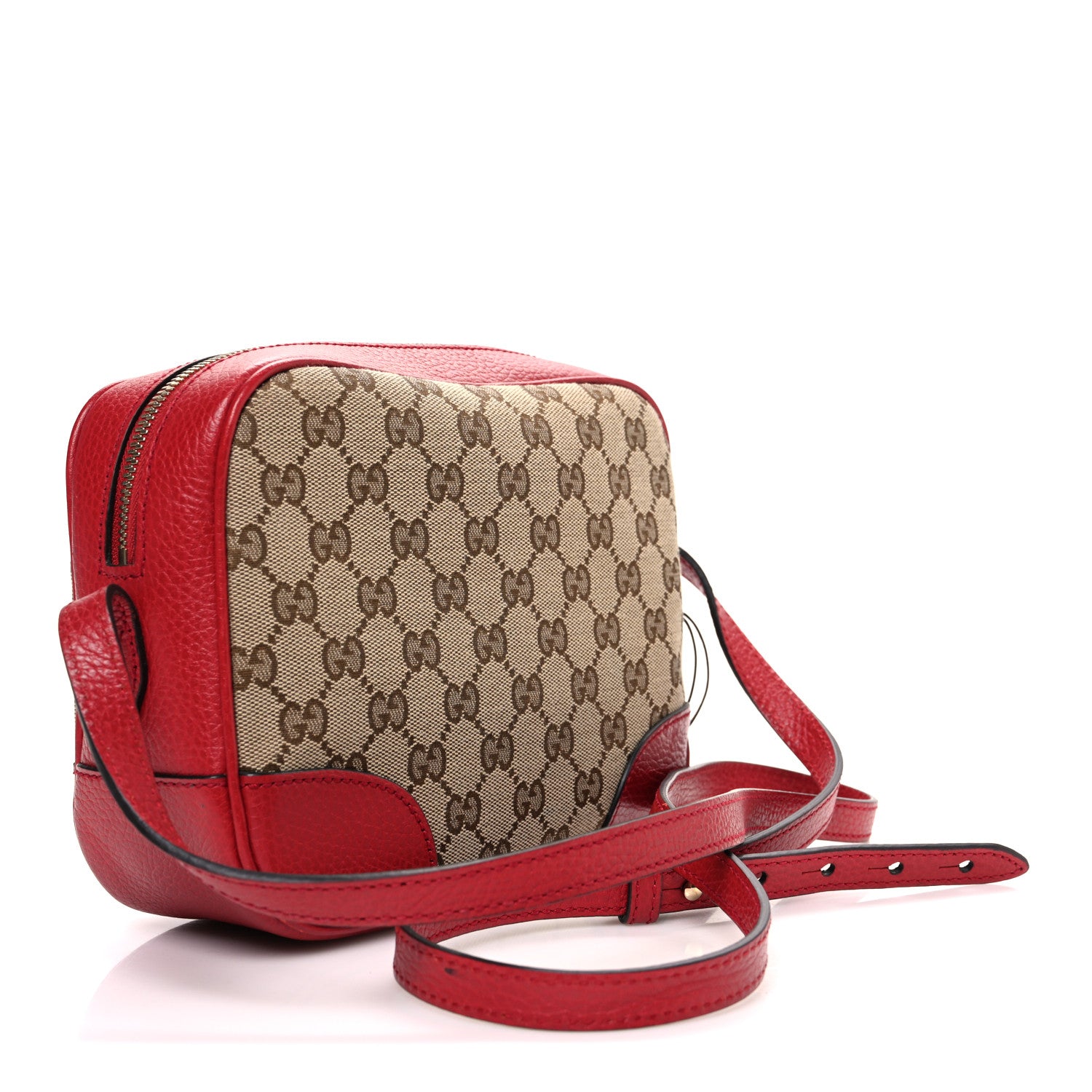 Gucci Monogram Mini Bree Messenger Bag Red 3 of 11