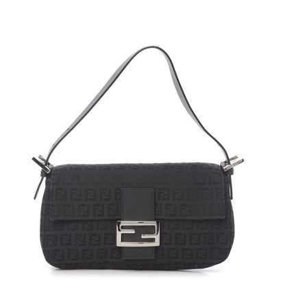 Fendi Zucchino Baguette Black 1 of 10
