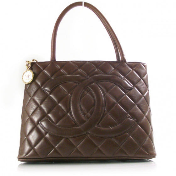 Lambskin Medallion Tote