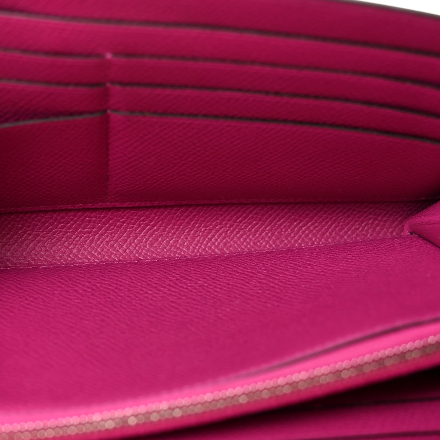 Epsom Kelly Longue Wallet Rose Pourpre