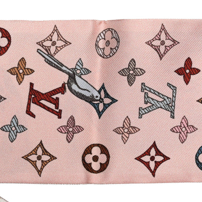 Louis Vuitton Silk Monogram Up And Away Bandeau Light Pink 2 of 4