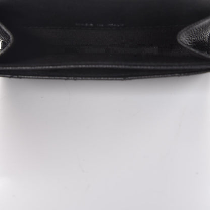 Chanel Caviar Quilted Boy Flap Card Holder So Black 5 of 9