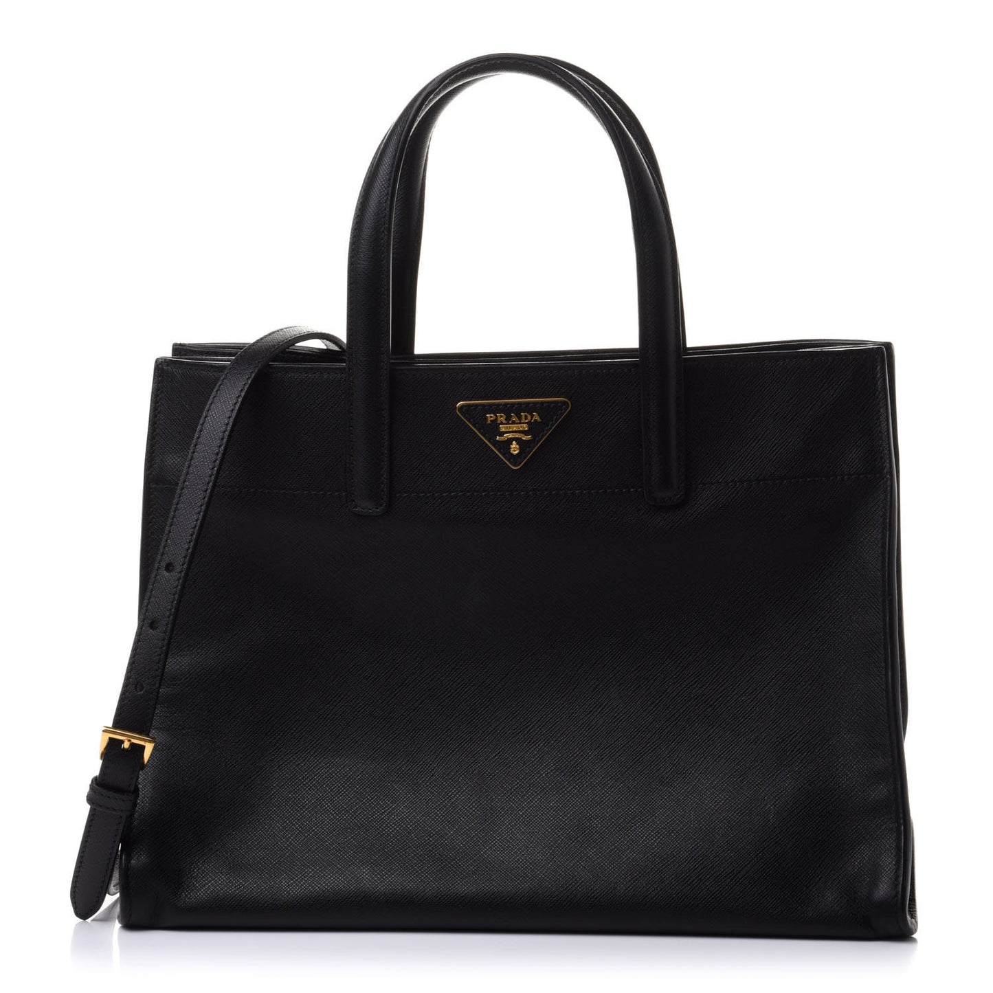 Saffiano Soft Tote Black