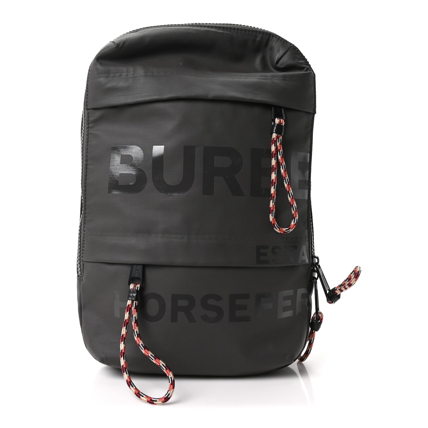 Burberry Coated Canvas Horseferry Blaze Sling Bag Grey 1 of 10