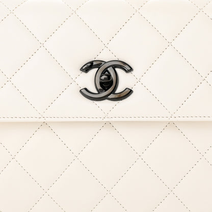 Chanel Lambskin Quilted Small Trendy CC Dual Handle Flap Bag White 8 of 11