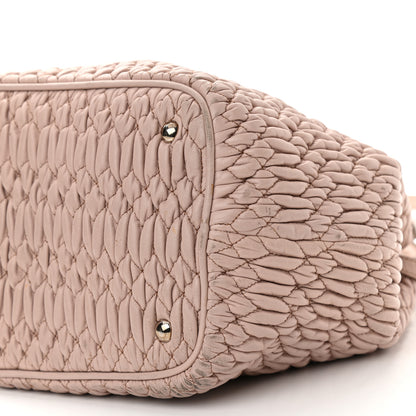 Miu Miu Nappa Matelasse Tote Cammeo 11 of 18