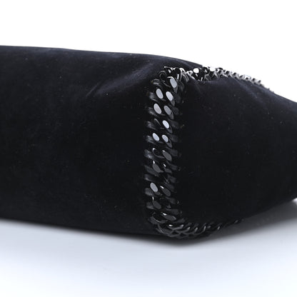 Stella McCartney Velvet Falabella Reversible Mini Fold Over Tote Black 12 of 14