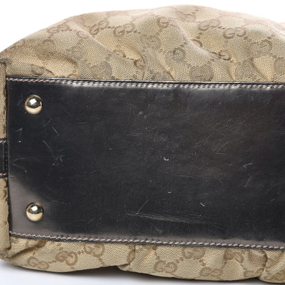 Gucci Monogram Pop Bamboo Top Handle Tote Pewter 9 of 17