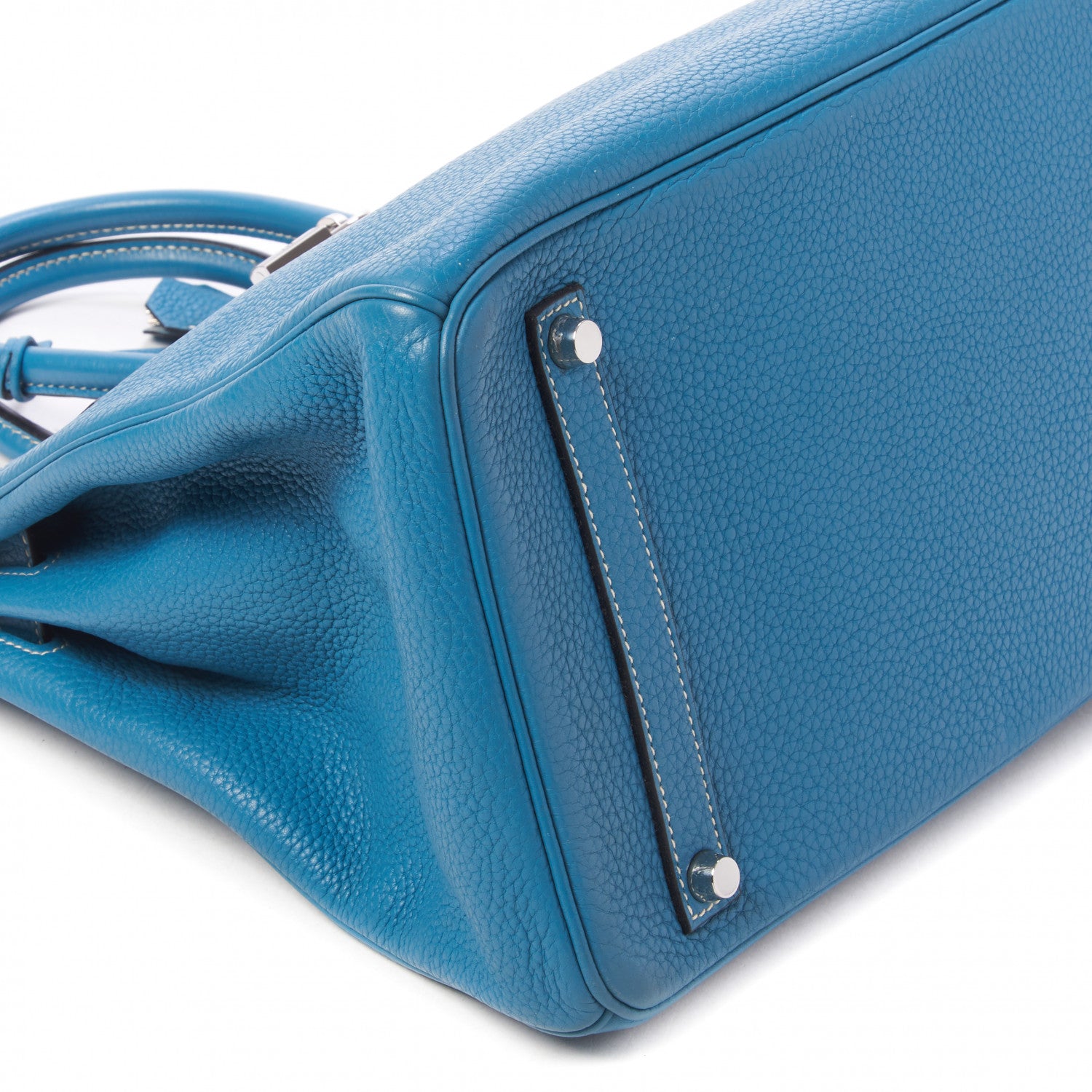 Hermes Togo Birkin 35 Blue Jean 8 of 31