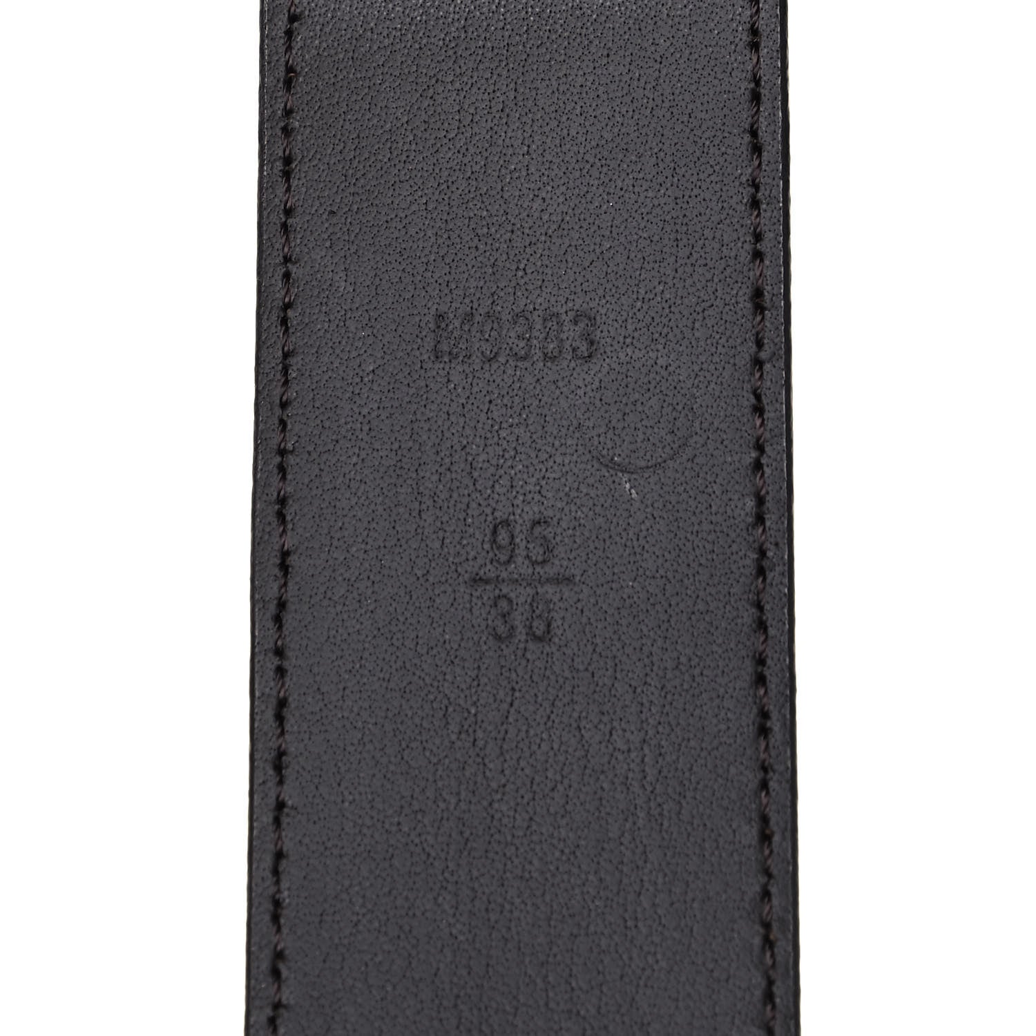 Louis Vuitton Taurillon 35mm Pont Neuf Belt 95 38 Brown 3 of 6